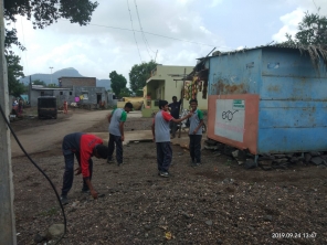 Rally in Pimpledar Village under the programme Swachhata Hi Seva laid by CBSE Board